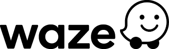 waze black white